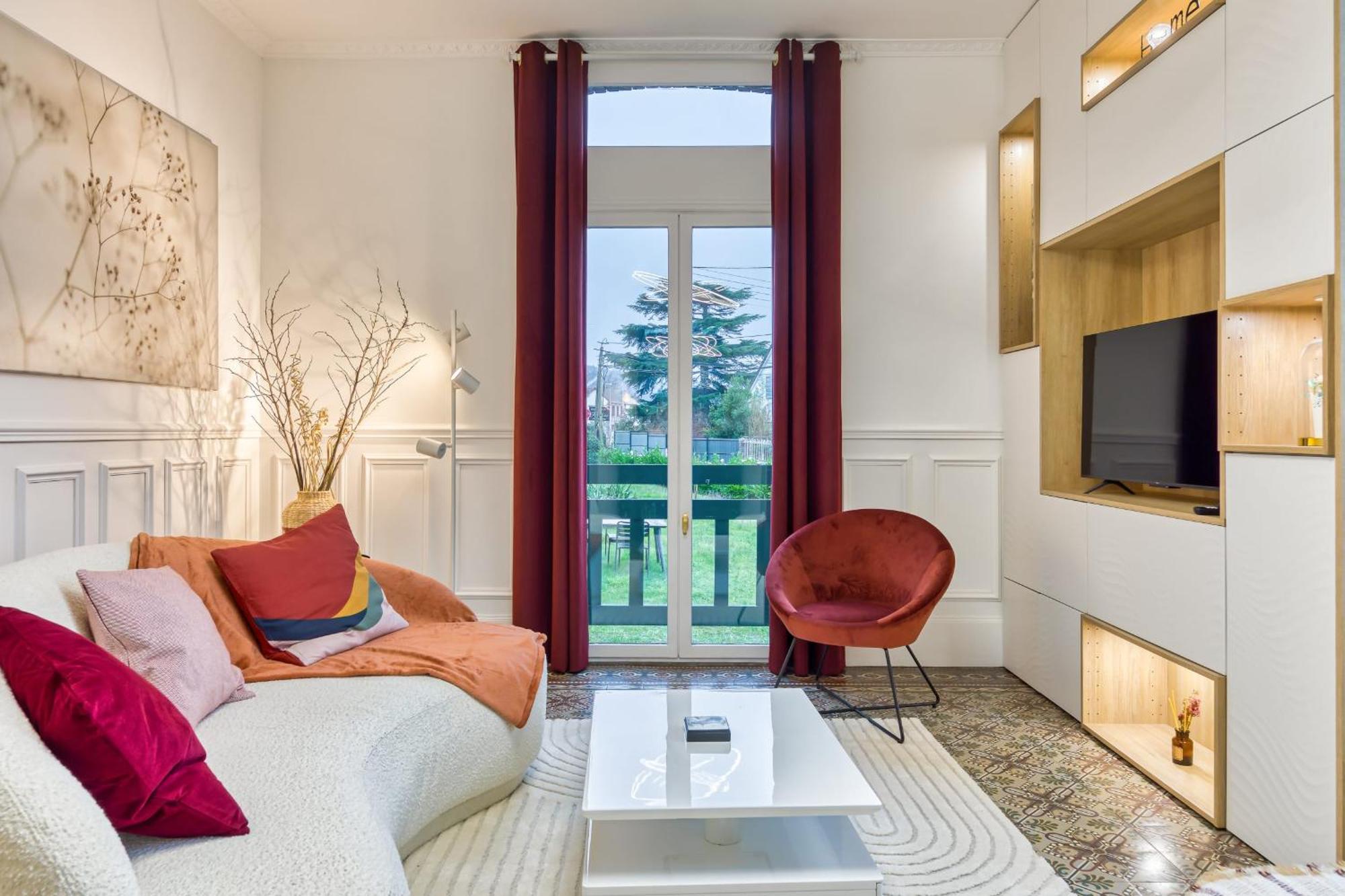 Rose Ecrin De Charme Avec Parking Terrasse Privee Et Jardin Partage Apartamento Grand-Couronne Exterior foto
